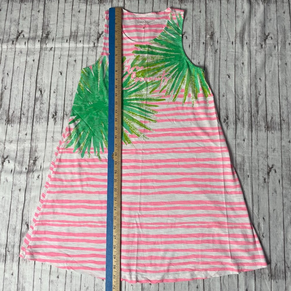 Lilly Pulitzer Womens Whitney Coverup Coral Reef Gone Coconuts Dress Size XXS - Picture 4 of 8